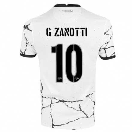 Enfant Football Maillot Gabi Zanotti #10 Blanche Tenues Domicile 2021/22 T-shirt