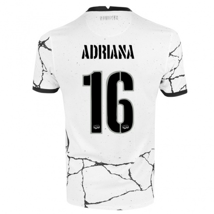 Enfant Football Maillot Adriana #16 Blanche Tenues Domicile 2021/22 T-Shirt