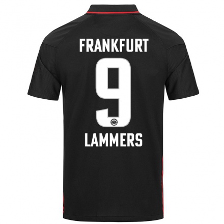 Enfant Football Maillot Sam Lammers #9 Noir Tenues Domicile 2021/22 T-shirt