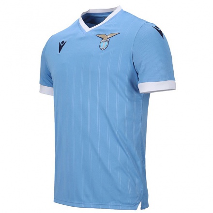 Enfant Football Maillot Mattia Zaccagni #20 Bleu Tenues Domicile 2021/22 T-shirt