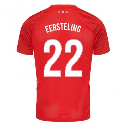 Enfant Football Maillot Julliani Eersteling #22 Rouge Tenues Domicile 2021/22 T-shirt