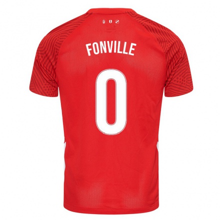 Enfant Football Maillot Deveron Fonville #0 Rouge Tenues Domicile 2021/22 T-shirt