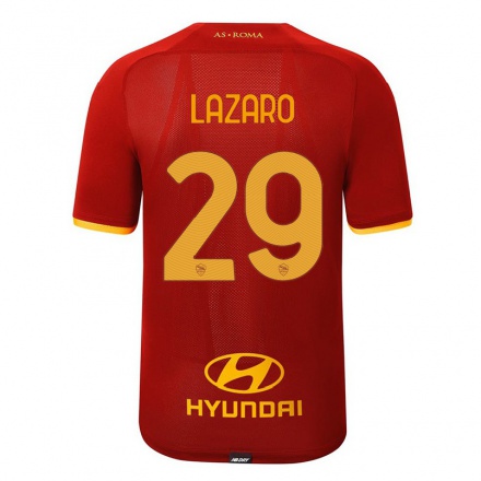 Enfant Football Maillot Paloma Lazaro #29 Rouge Tenues Domicile 2021/22 T-shirt