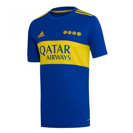Enfant Football Maillot Eduardo Salvio #11 Bleu Roi Tenues Domicile 2021/22 T-shirt