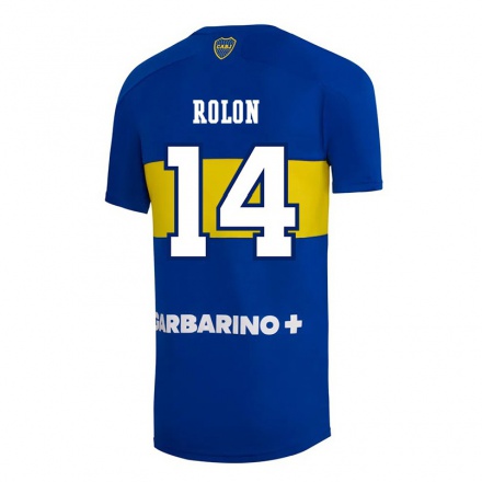 Enfant Football Maillot Esteban Rolon #14 Bleu Roi Tenues Domicile 2021/22 T-shirt