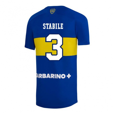 Enfant Football Maillot Eliana Stabile #3 Bleu Roi Tenues Domicile 2021/22 T-shirt