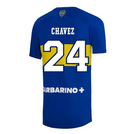 Enfant Football Maillot Gabriela Chavez #24 Bleu Roi Tenues Domicile 2021/22 T-shirt