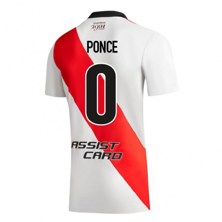 Enfant Football Maillot Tomas Castro Ponce #0 Blanc Tenues Domicile 2021/22 T-shirt