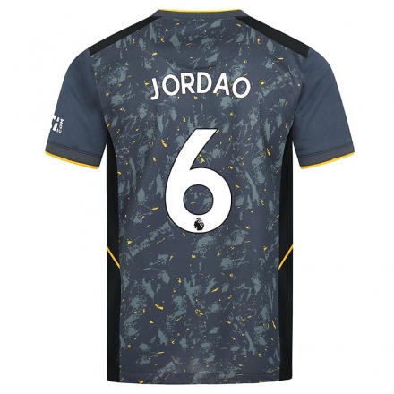 Enfant Football Maillot Bruno Jordao #6 Gris Tenues Extérieur 2021/22 T-Shirt