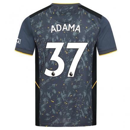 Enfant Football Maillot Adama Traore #37 Gris Tenues Extérieur 2021/22 T-Shirt