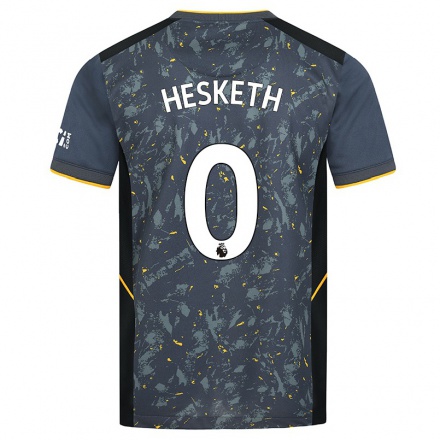 Enfant Football Maillot Owen Hesketh #0 Gris Tenues Extérieur 2021/22 T-Shirt