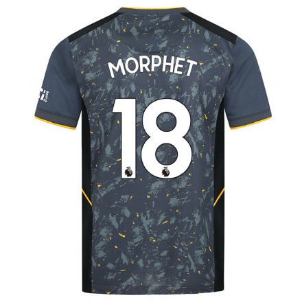 Enfant Football Maillot Anna Morphet #18 Gris Tenues Extérieur 2021/22 T-Shirt