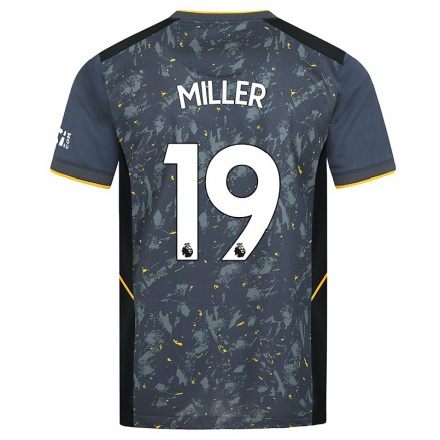 Enfant Football Maillot Alisha Miller #19 Gris Tenues Extérieur 2021/22 T-Shirt