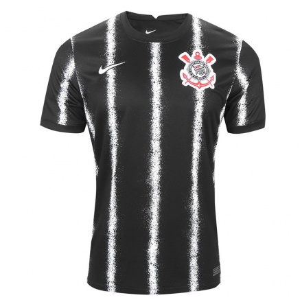 Enfant Football Maillot Votre Nom #0 Le Noir Tenues Extérieur 2021/22 T-shirt