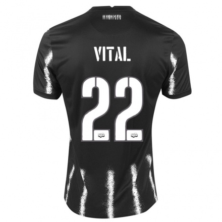 Enfant Football Maillot Mateus Vital #22 Le Noir Tenues Extérieur 2021/22 T-shirt
