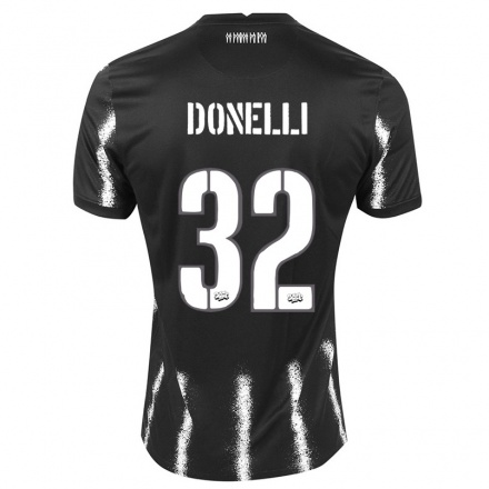Enfant Football Maillot Matheus Donelli #32 Le Noir Tenues Extérieur 2021/22 T-shirt