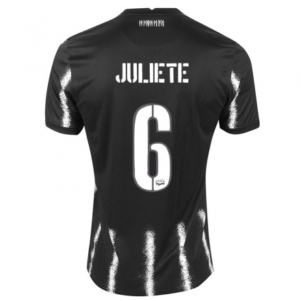 Enfant Football Maillot Juliete #6 Le Noir Tenues Extérieur 2021/22 T-shirt