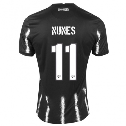 Enfant Football Maillot Gabi Nunes #11 Le Noir Tenues Extérieur 2021/22 T-shirt