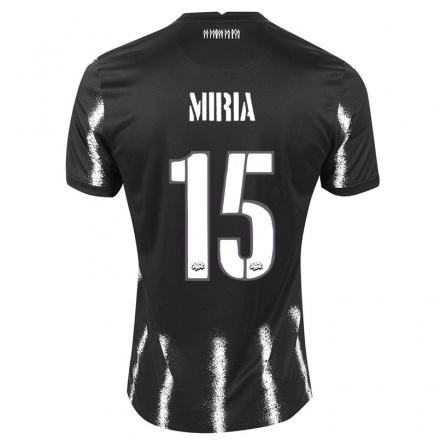Enfant Football Maillot Miria #15 Le Noir Tenues Extérieur 2021/22 T-Shirt