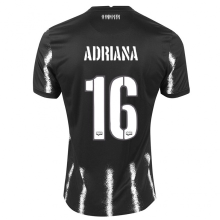 Enfant Football Maillot Adriana #16 Le Noir Tenues Extérieur 2021/22 T-shirt