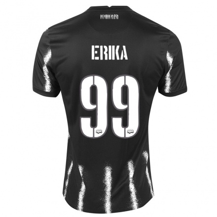 Enfant Football Maillot Erika #99 Le Noir Tenues Extérieur 2021/22 T-Shirt