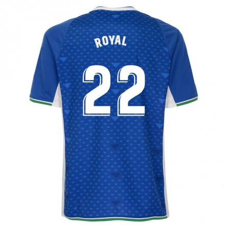 Enfant Football Maillot Emerson Royal #22 Bleu Royal Tenues Extérieur 2021/22 T-shirt