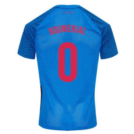 Enfant Football Maillot Achraf Boumenjal #0 Bleu Ciel Tenues Extérieur 2021/22 T-shirt