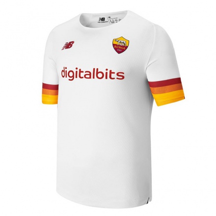 Enfant Football Maillot Lorenzo Valeau #0 Blanc Tenues Extérieur 2021/22 T-shirt