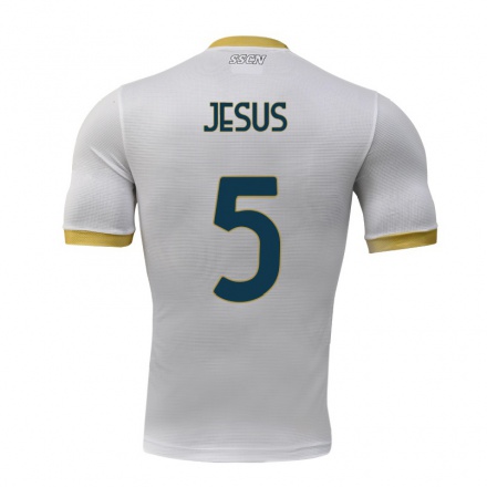 Enfant Football Maillot Juan Jesus #5 Gris Tenues Extérieur 2021/22 T-shirt