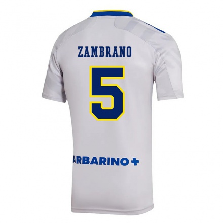 Enfant Football Maillot Carlos Zambrano #5 Gris Tenues Extérieur 2021/22 T-Shirt