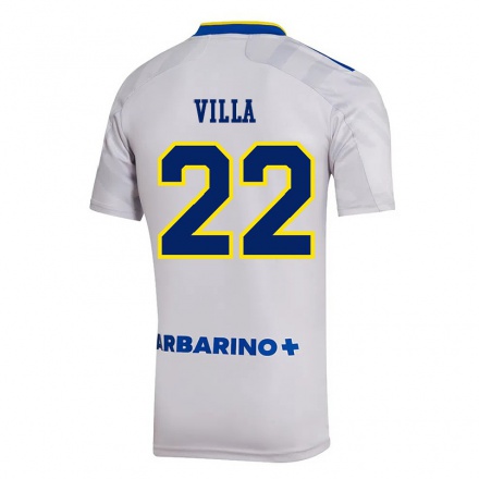 Enfant Football Maillot Sebastian Villa #22 Gris Tenues Extérieur 2021/22 T-shirt