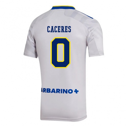 Enfant Football Maillot Franco Caceres #0 Gris Tenues Extérieur 2021/22 T-shirt