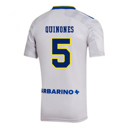 Enfant Football Maillot Florencia Quinones #5 Gris Tenues Extérieur 2021/22 T-Shirt