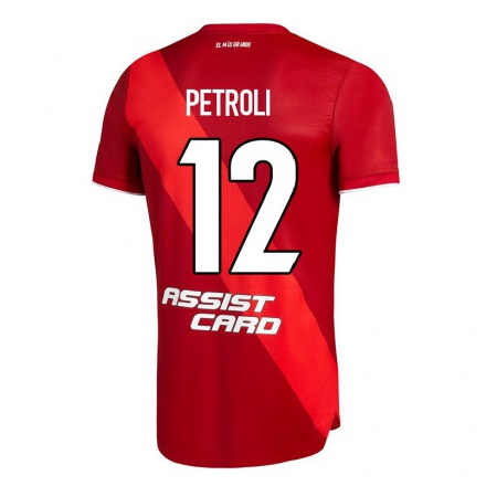 Enfant Football Maillot Franco Petroli #12 Rouge Tenues Extérieur 2021/22 T-shirt