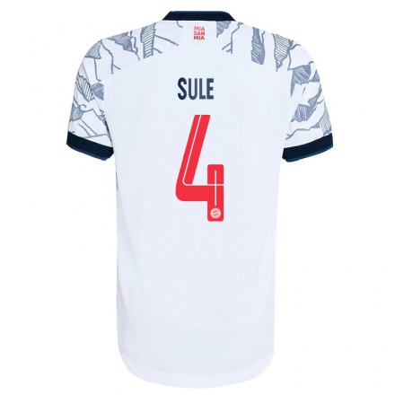 Enfant Football Maillot Niklas Sule #4 Gris Blanc Tenues Third 2021/22 T-Shirt