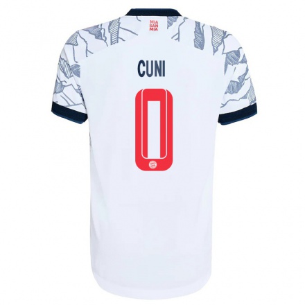 Enfant Football Maillot Marvin Cuni #0 Gris Blanc Tenues Third 2021/22 T-Shirt