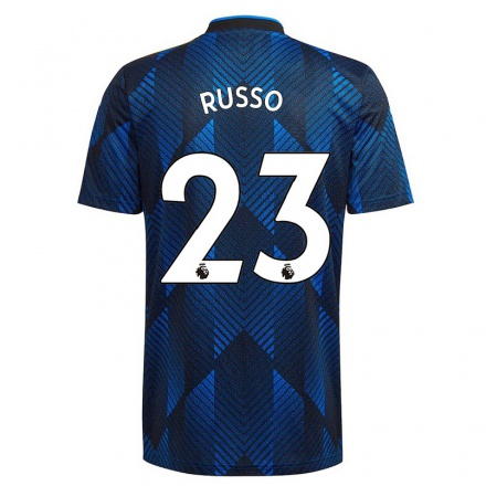 Enfant Football Maillot Alessia Russo #23 Bleu Foncé Tenues Third 2021/22 T-shirt