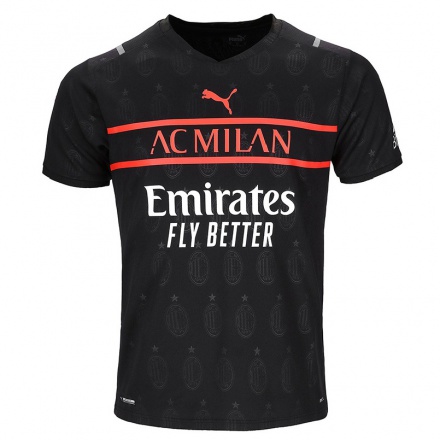 Enfant Football Maillot Zlatan Ibrahimovic #11 Noir Tenues Third 2021/22 T-shirt