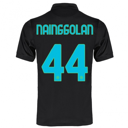 Enfant Football Maillot Radja Nainggolan #44 Noir Tenues Third 2021/22 T-shirt