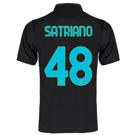 Enfant Football Maillot Martin Satriano #48 Noir Tenues Third 2021/22 T-Shirt