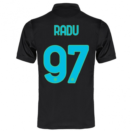 Enfant Football Maillot Ionut Radu #97 Noir Tenues Third 2021/22 T-shirt
