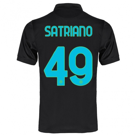 Enfant Football Maillot Martin Satriano #49 Noir Tenues Third 2021/22 T-shirt