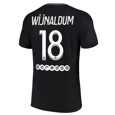 Enfant Football Maillot Georginio Wijnaldum #18 Noir Tenues Third 2021/22 T-Shirt