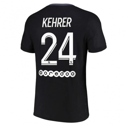 Enfant Football Maillot Thilo Kehrer #24 Noir Tenues Third 2021/22 T-Shirt