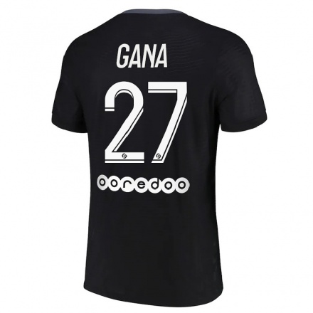 Enfant Football Maillot Idrissa Gueye #27 Noir Tenues Third 2021/22 T-shirt