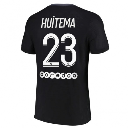 Enfant Football Maillot Jordyn Huitema #23 Noir Tenues Third 2021/22 T-Shirt