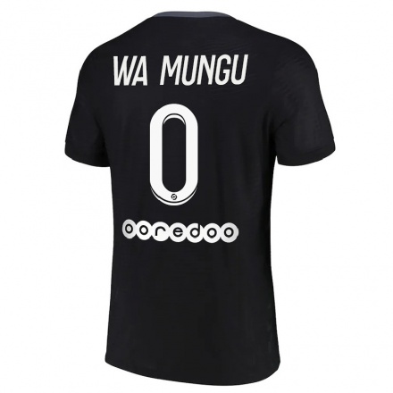 Enfant Football Maillot Vimoj Muntu Wa Mungu #0 Noir Tenues Third 2021/22 T-shirt