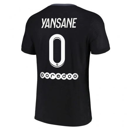 Enfant Football Maillot Sekou Yansane #0 Noir Tenues Third 2021/22 T-shirt