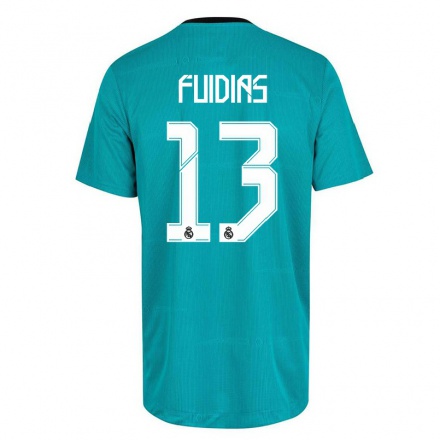 Enfant Football Maillot Toni Fuidias #13 Vert Clair Tenues Third 2021/22 T-Shirt