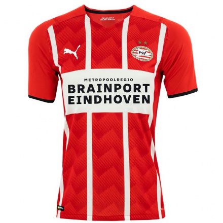 Homme Football Maillot Nurija Van Schoonhoven #6 Rouge Tenues Domicile 2021/22 T-shirt